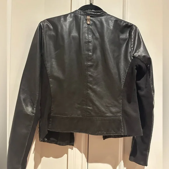 Mackage black leather jacket size XS - Picture 3 of 6